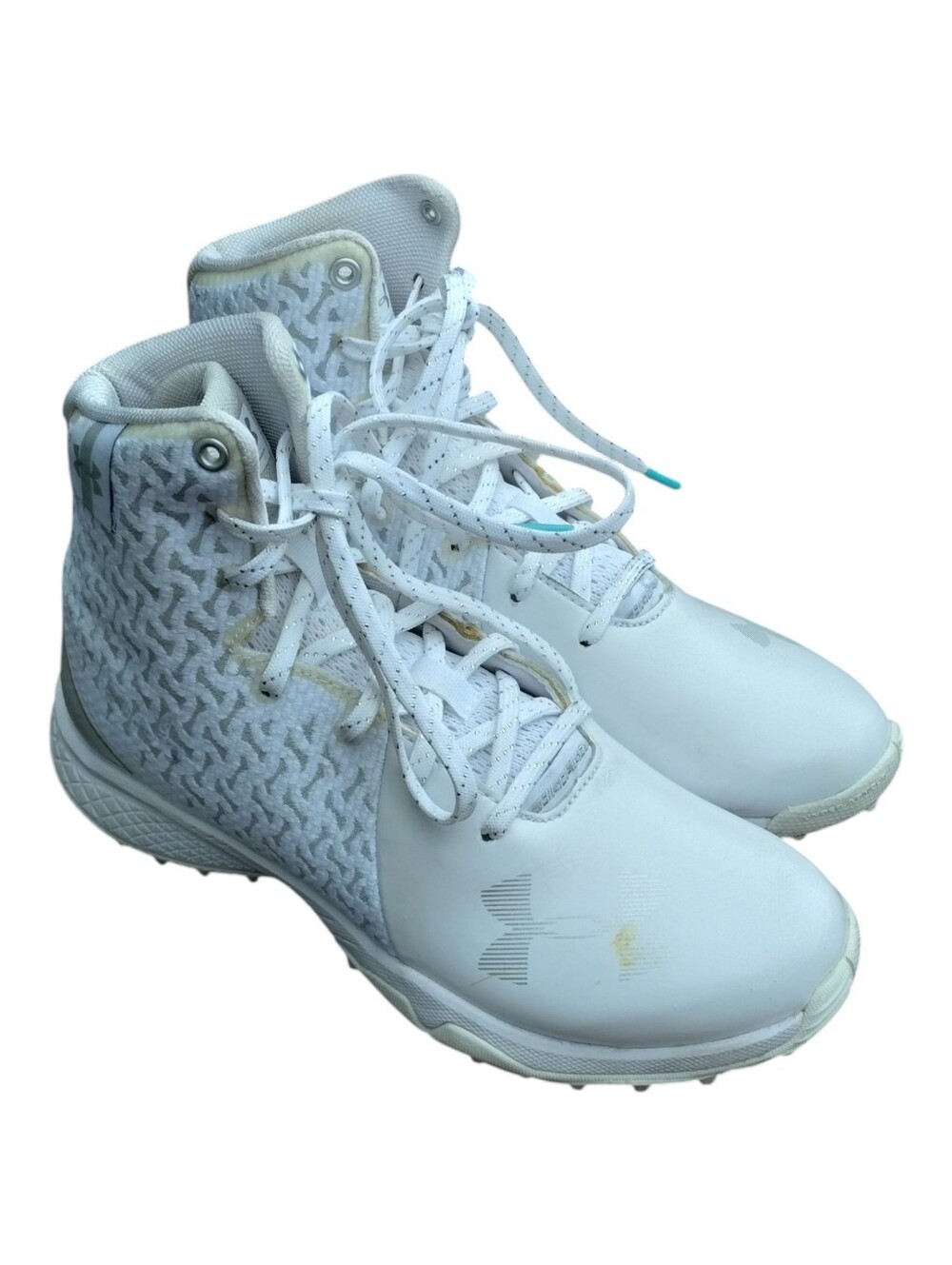 Under Armour Highlight Mc Lacrosse Turf Cleats White Size 6.5 Women's Youth